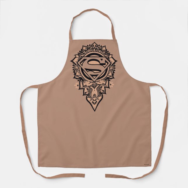 Supergirl Mandala Graphic Apron (Front)