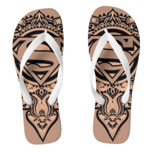 Supergirl Mandala Graphic Jandals