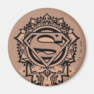 Supergirl Mandala Graphic Magnet