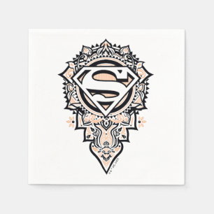 Supergirl Mandala Graphic Napkin