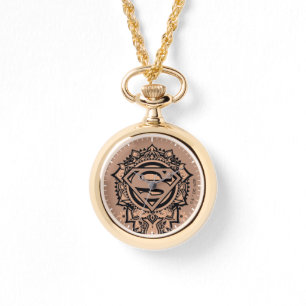 Supergirl Mandala Graphic Watch