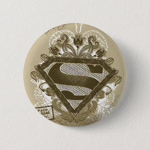 Supergirl Metropolis Ballet Brown 6 Cm Round Badge