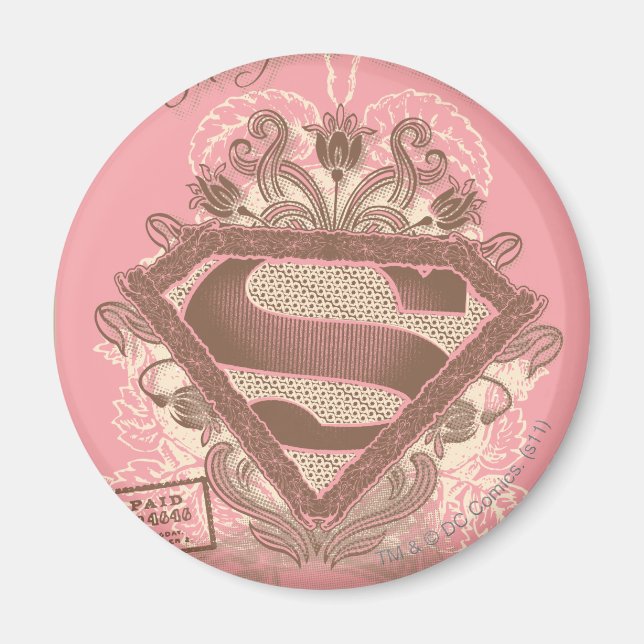Supergirl Metropolis Ballet Pink Magnet (Front)