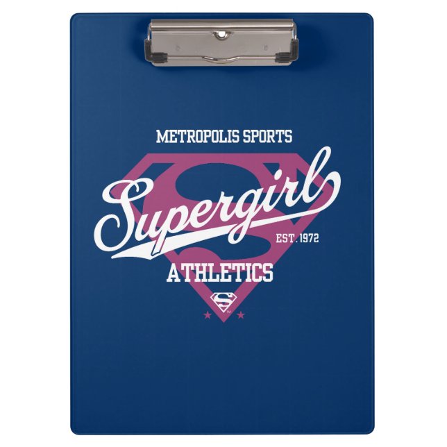 Supergirl Metropolis Sports Athletics Graphic Clipboard (Front)