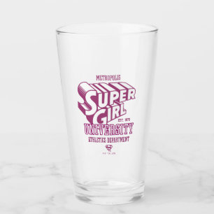 Supergirl Metropolis University Athletics Dept. Glass
