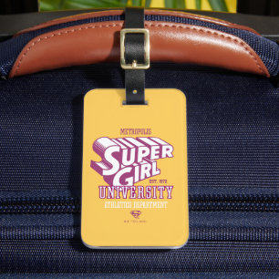 Supergirl Metropolis University Athletics Dept. Luggage Tag