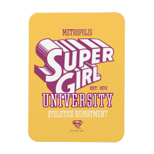 Supergirl Metropolis University Athletics Dept. Magnet