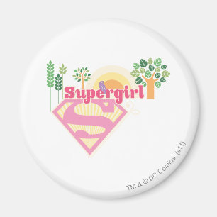 Supergirl Nature Logo Magnet