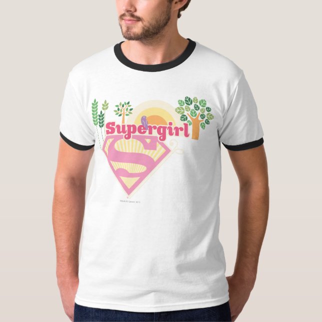 Supergirl Nature Logo T-Shirt (Front)