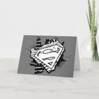 Supergirl Newsprint S-Shield