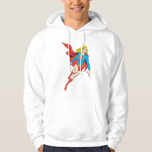 Supergirl on the Move Hoodie (Front)