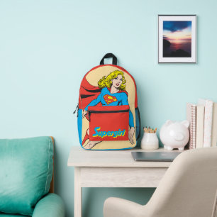 Supergirl on the Move Printed Backpack