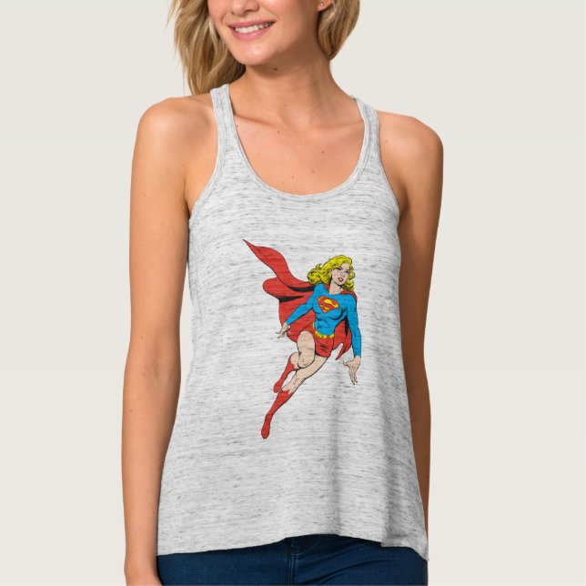 Supergirl on the Move Singlet (Front)