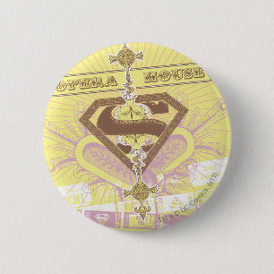 Supergirl Opera House Yellow 6 Cm Round Badge