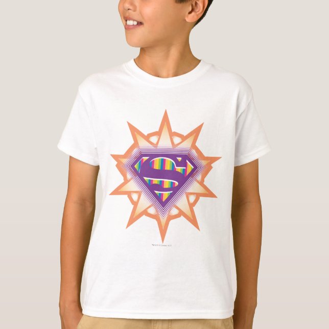 Supergirl Orange Starburst T-Shirt (Front)