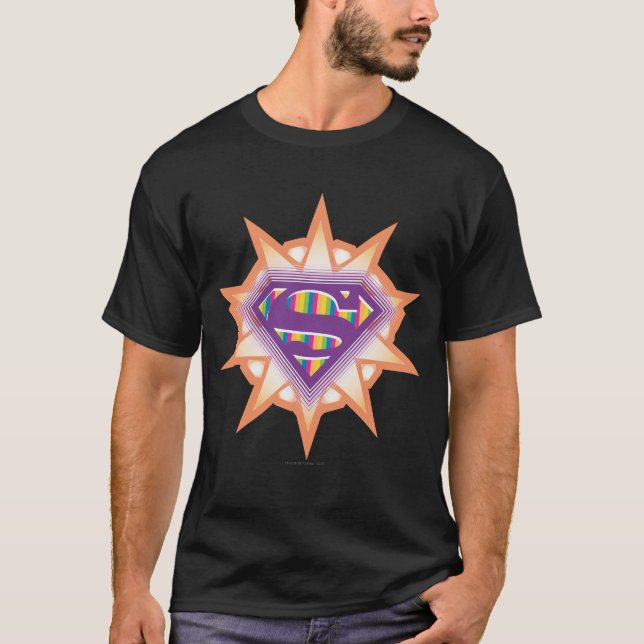 Supergirl Orange Starburst T-Shirt (Front)