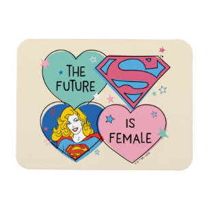Supergirl Out of This World Retro Graphic Magnet