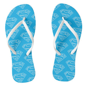 Supergirl Outline S-Shield Jandals