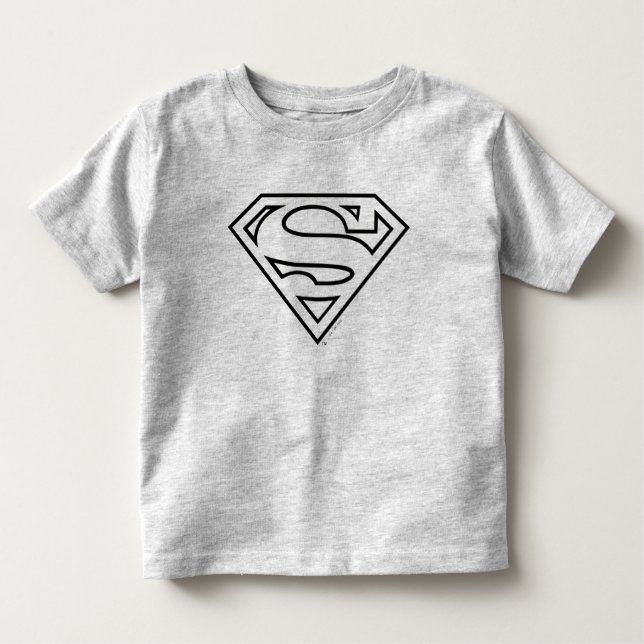 Supergirl Outline S-Shield Toddler T-Shirt (Front)