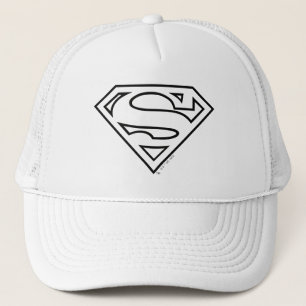 Supergirl Outline S-Shield Trucker Hat