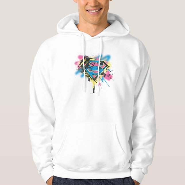 Supergirl Paint and Spills Hoodie (Front)