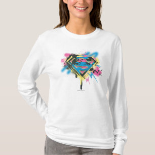 Supergirl Paint and Spills T-Shirt