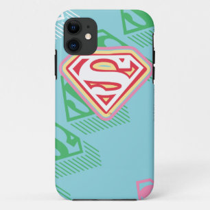 Supergirl Pastel  Repeat Pattern Case-Mate iPhone Case