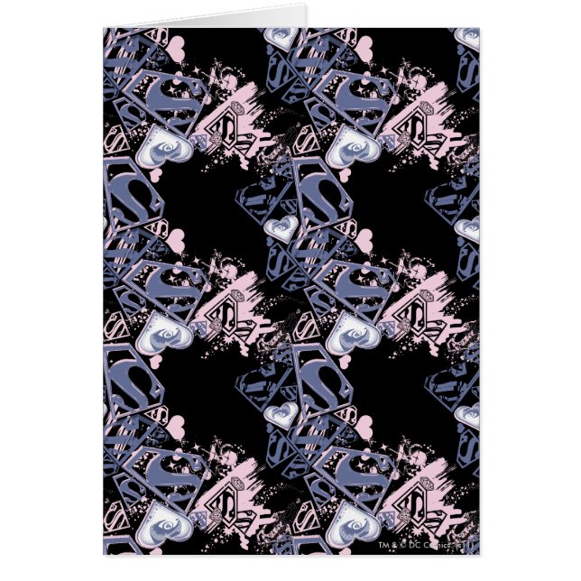 Supergirl Pink and Purple Pattern (Front)