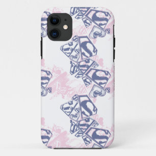 Supergirl Pink and Purple Pattern 2 Case-Mate iPhone Case