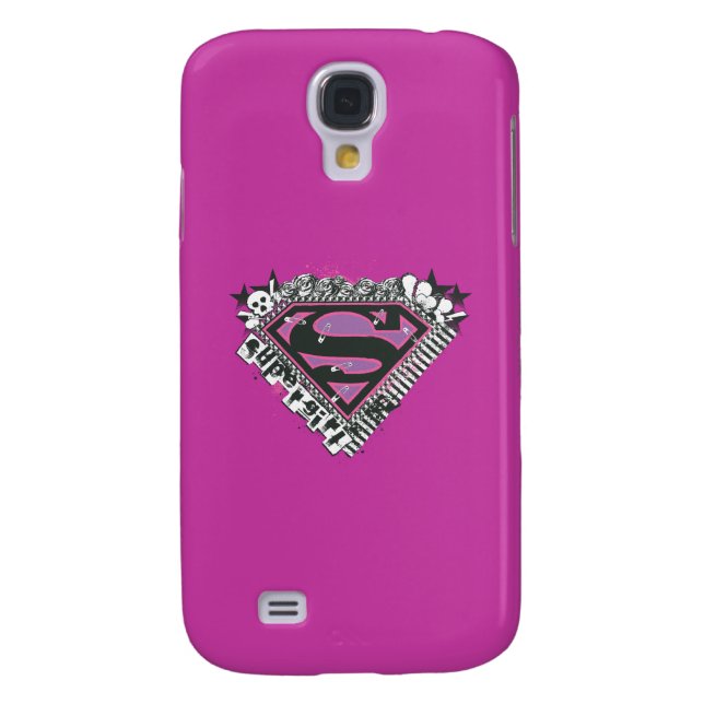 Supergirl Pins Logo Case-Mate Samsung Galaxy Case (Back)