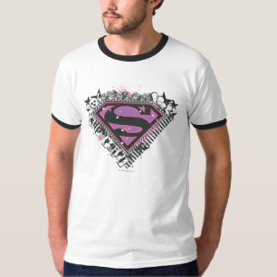 Supergirl Pins Logo T-Shirt