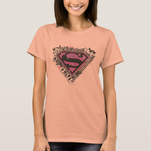 Supergirl Pins Logo T-Shirt