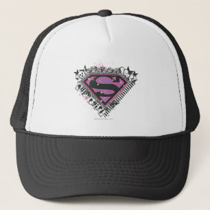 Supergirl Pins Logo Trucker Hat