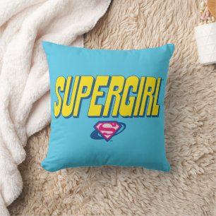 Supergirl Pop Logo Cushion
