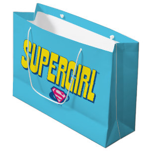 Supergirl Pop Logo Large Gift Bag