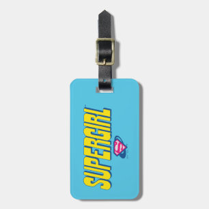 Supergirl Pop Logo Luggage Tag