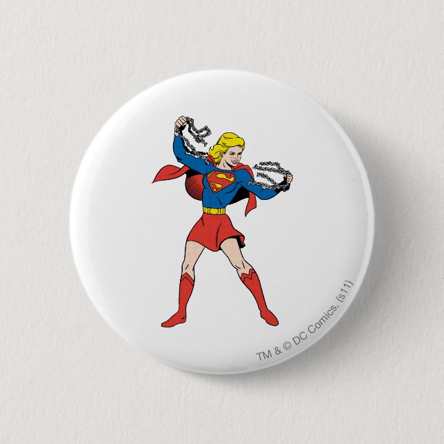 Supergirl Pose 10 6 Cm Round Badge (Front)