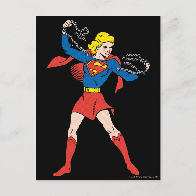 Supergirl Pose 10 Postcard (Front)