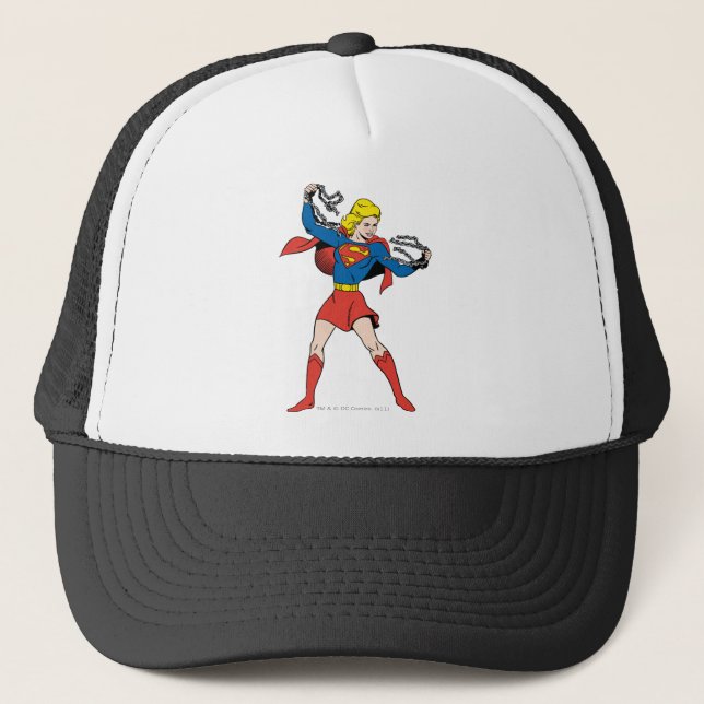 Supergirl Pose 10 Trucker Hat (Front)