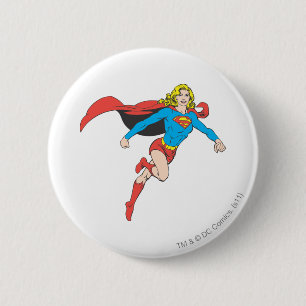 Supergirl Pose 1 6 Cm Round Badge