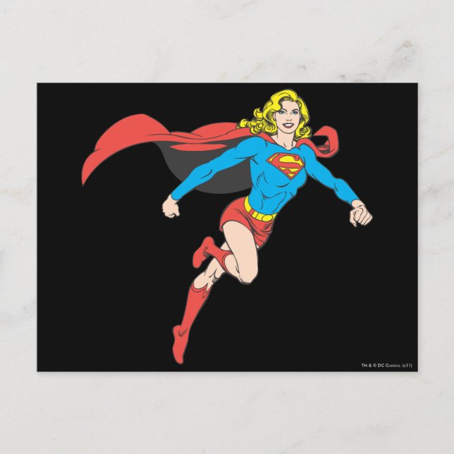 Supergirl Pose 1 Postcard (Front)