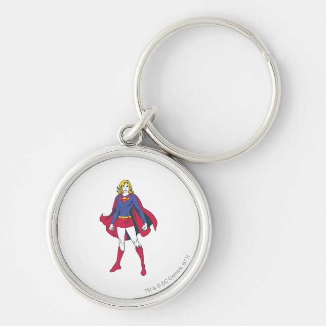 Supergirl Pose 2 Key Ring (Front)
