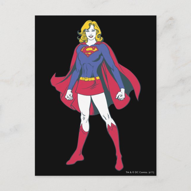 Supergirl Pose 2 Postcard (Front)