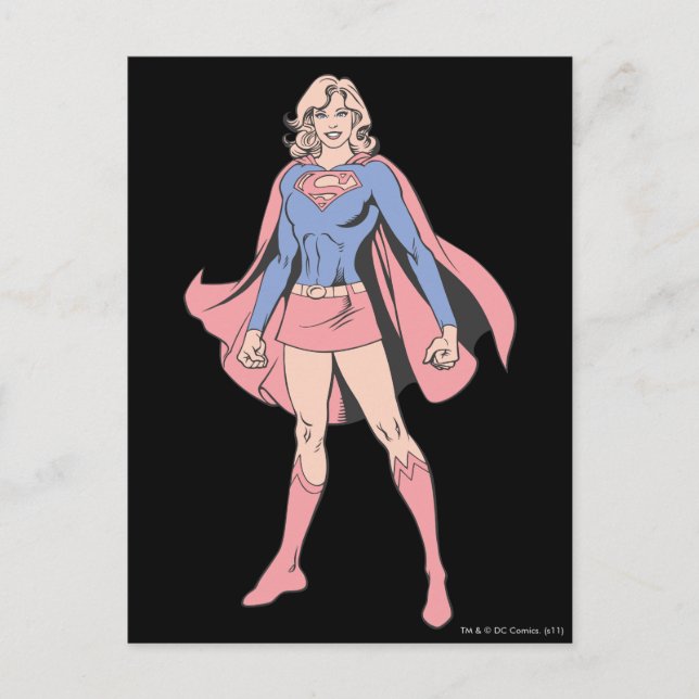 Supergirl Pose 3 Postcard (Front)