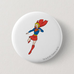 Supergirl  Pose 8 6 Cm Round Badge