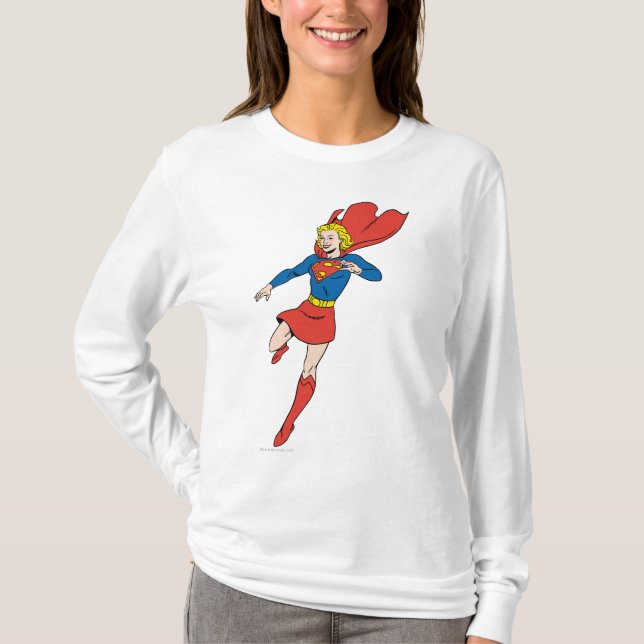 Supergirl  Pose 8 T-Shirt (Front)