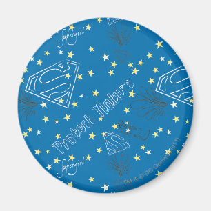 Supergirl Protect Nature Pattern Magnet
