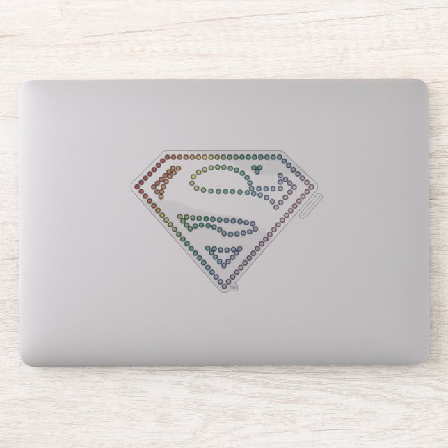 Supergirl Rainbow Outline Logo (Computer)