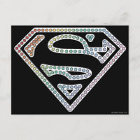 Supergirl Rainbow Outline Logo