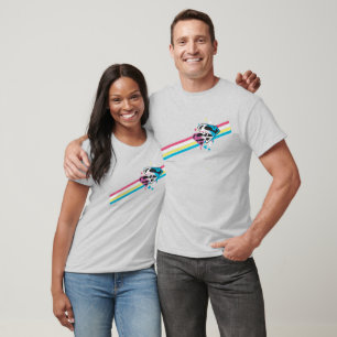 Supergirl Rainbow Stripes T-Shirt